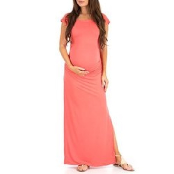 ruched bodycon maternity dress